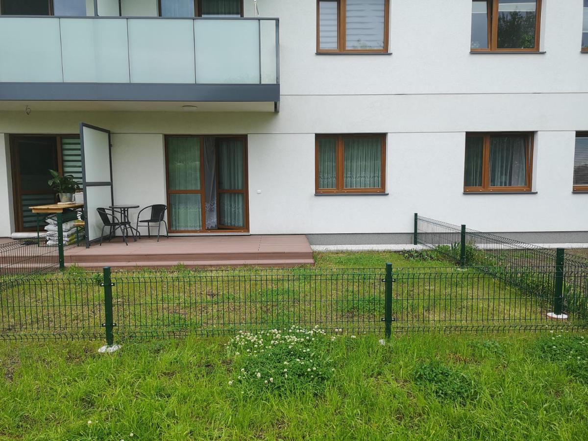 Apartament Z Tarasem I Ogrodem Blisko Centrum Gdansk Exterior foto